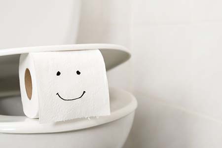 Happy toilet roll